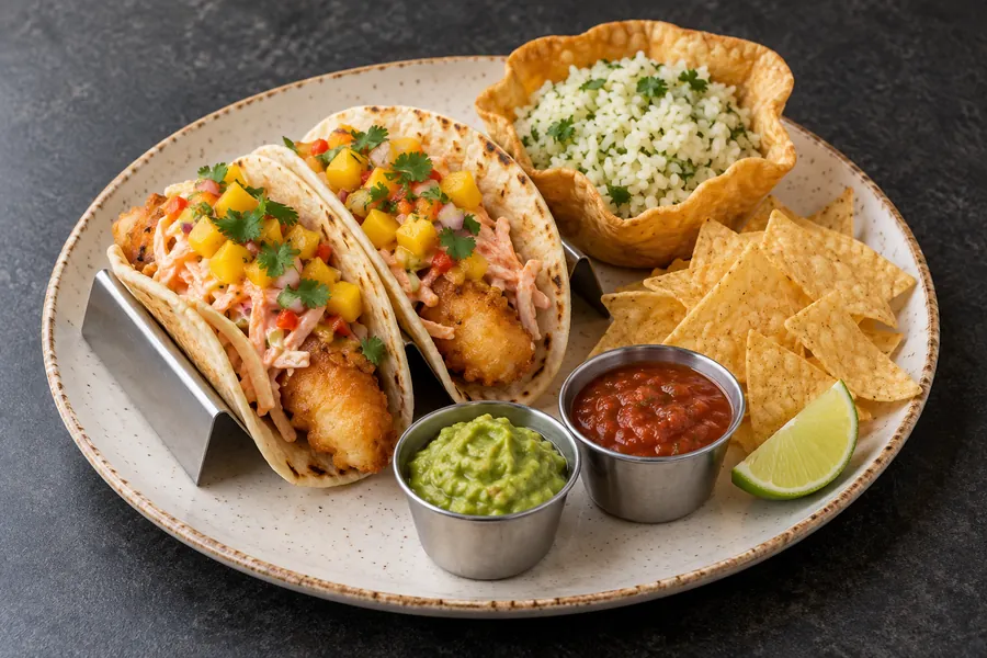 Battered Fish Tacos