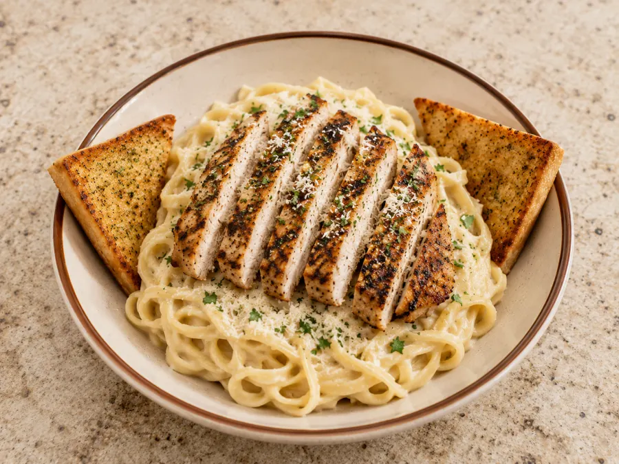Grilled Chicken Alfredo