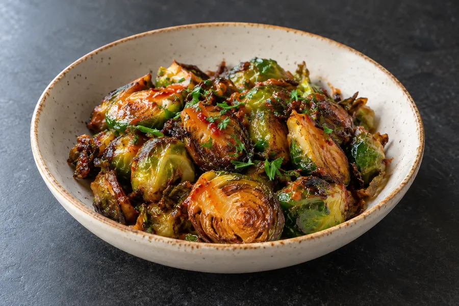 Honey Sriracha Brussels Sprouts
