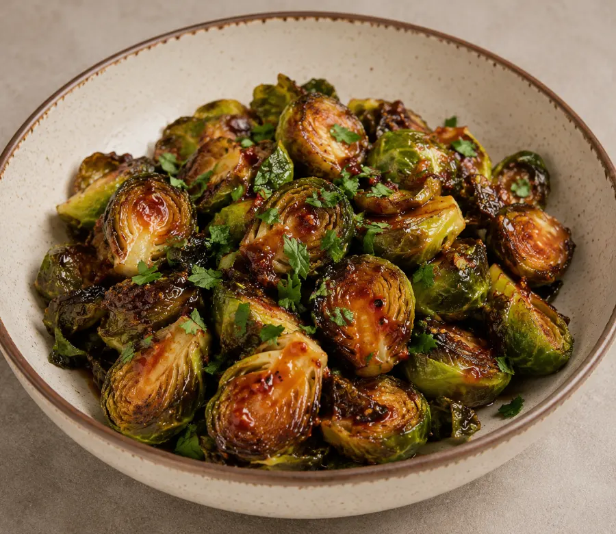 Honey Sriracha Brussels Sprouts